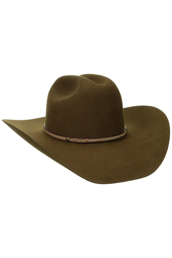 Unisex Powder River 4X Felt Cowboy Hat Mink 7 1/2