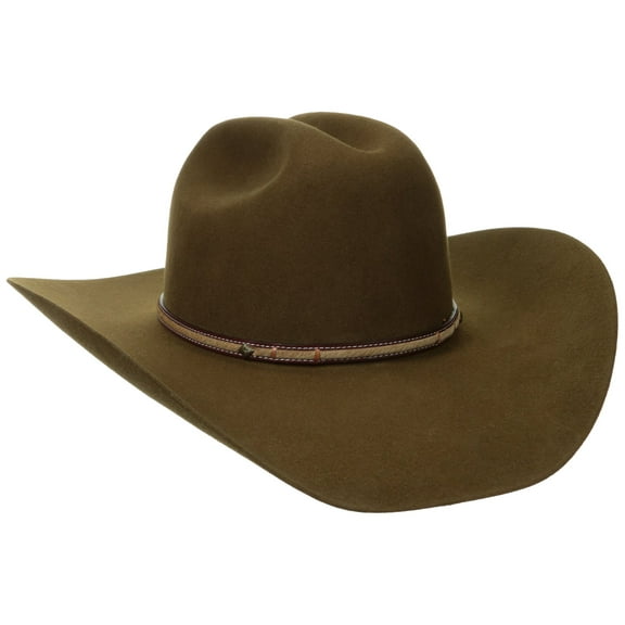Stetson Unisex Powder River 4X Felt Cowboy Hat Mink 7 3/8
