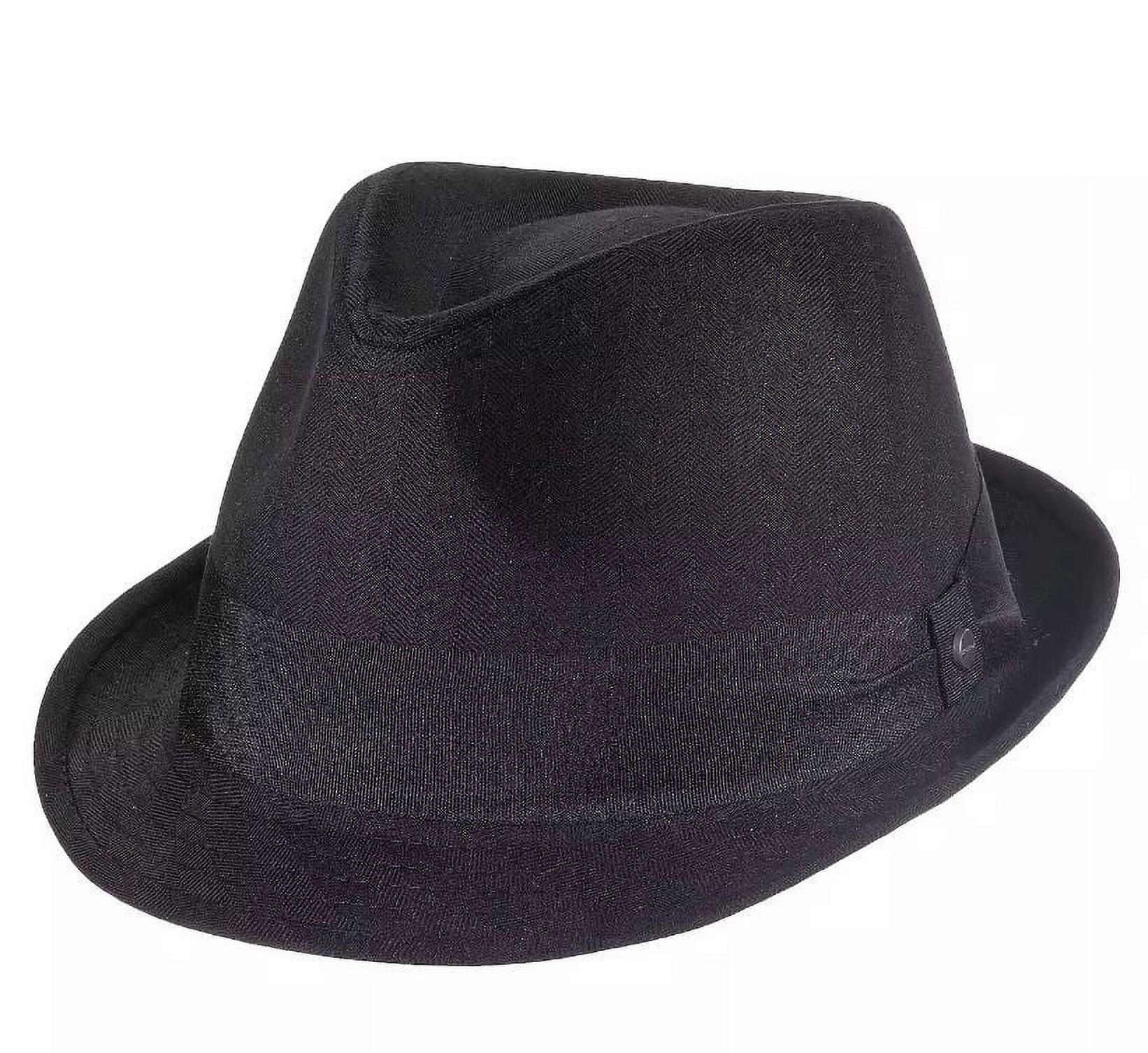 Stetson Men's Black Fedora, S/M - Walmart.com