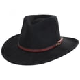 thumbnail image 1 of Bozeman Crushable Wool Felt Outback Hat - L - Black, 1 of 4