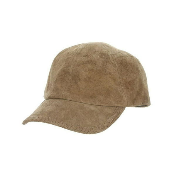 Stetson Men's Cascade Suede Closed Back Golf Hat Baseball Cap (Tan, Large)