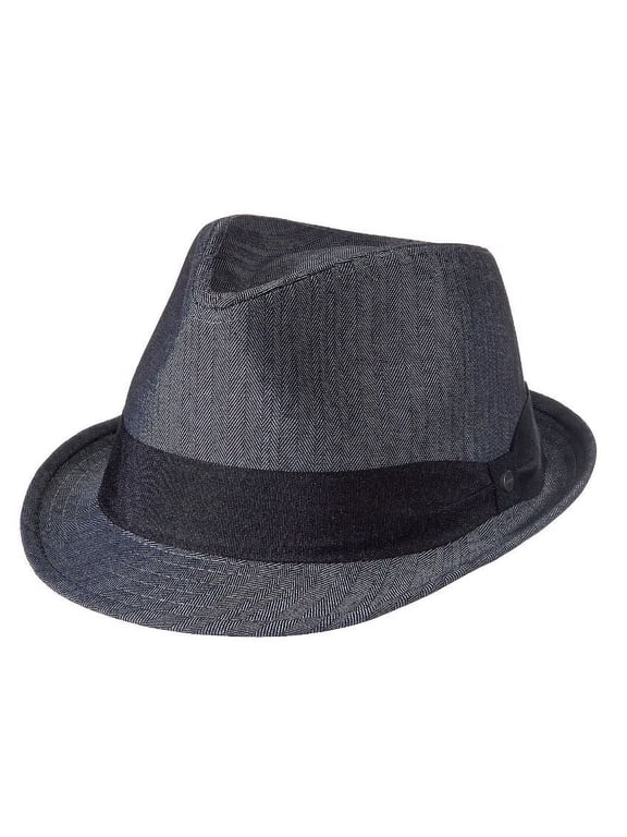 Men's Charcoal Fedora, S/M