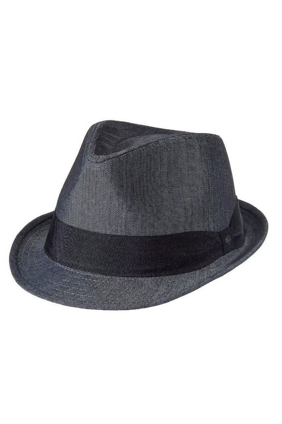 Men's Charcoal Fedora, S/M