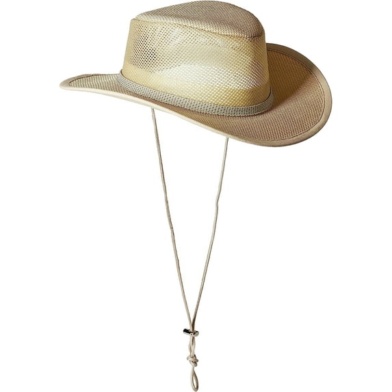 Mesh Covered Soaker Safari Hat - XL - Natural