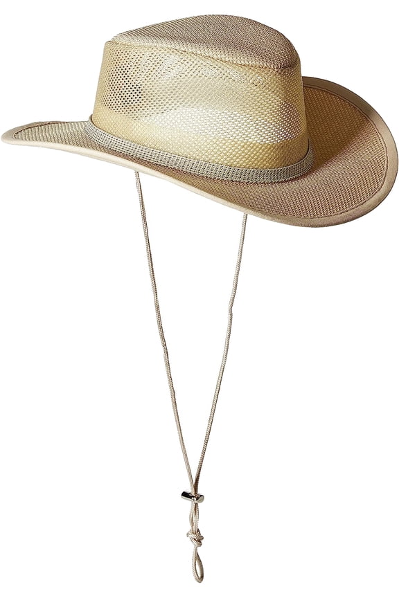 Mesh Covered Soaker Safari Hat - XL - Natural