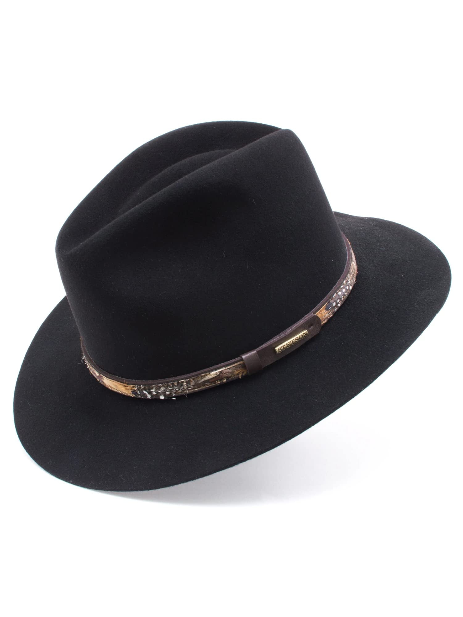 Stetson Men's Jackson Fur Blend Outdoor Hat (Black, Medium) - Walmart.com
