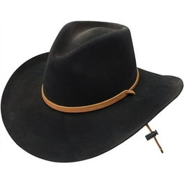 Justin JFT0242BKHL Unisex Black Hills Felt Wool Western Cowboy Hat