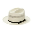 thumbnail image 1 of Stetson Men's Open Road 10X Vented Straw Cowboy Hat, Toast - 7 3/4, 1 of 7