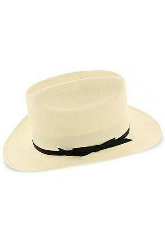Men's Open Road 6X Straw Western Fashion Hat Natural 7 5/8