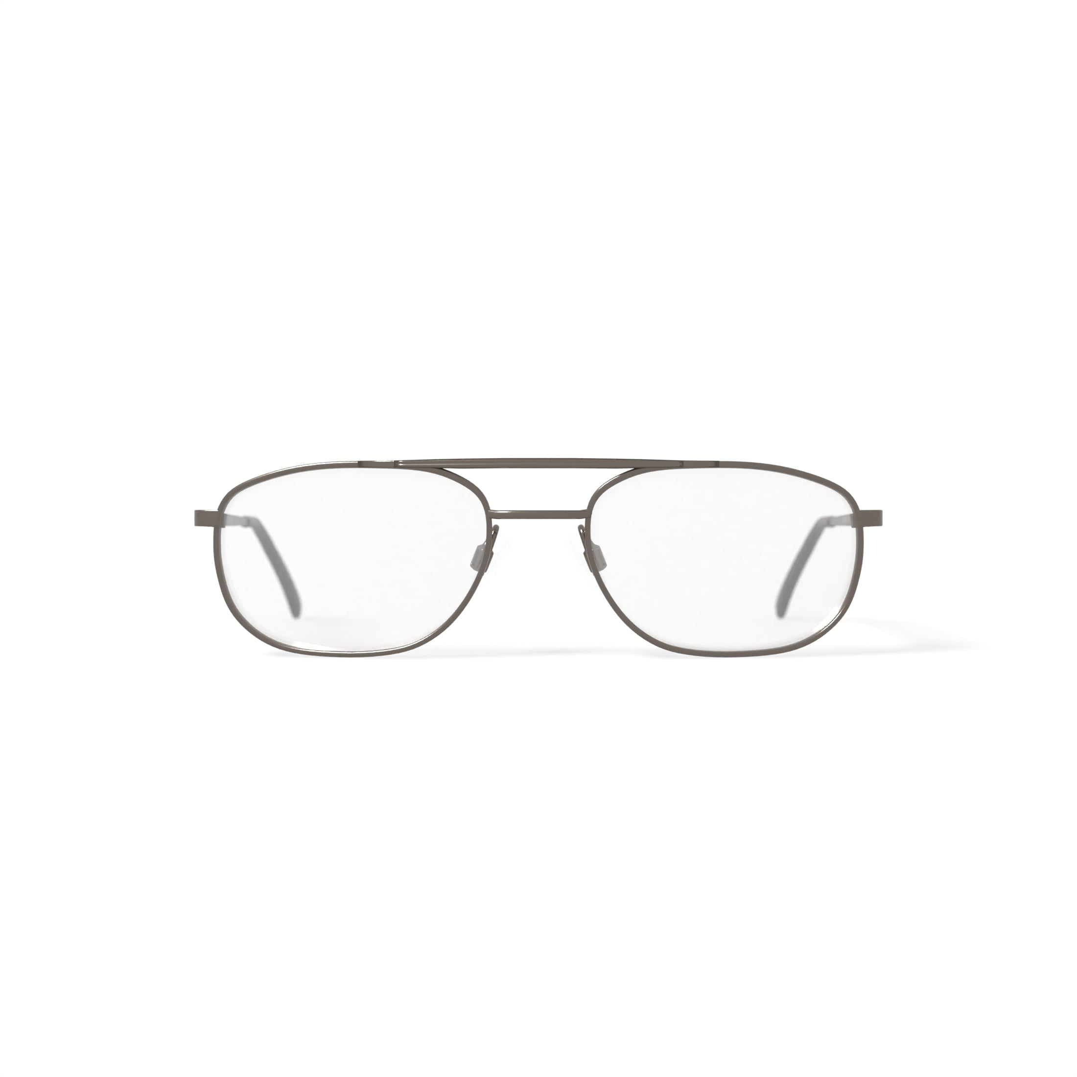 Stetson Men's ST169 Rectangular Prescription Eyeglasses with Case, Gunmetal