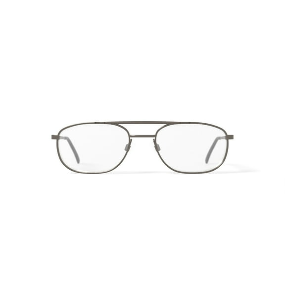 Stetson Men's ST169 Rectangular Prescription Eyeglasses with Case, Gunmetal