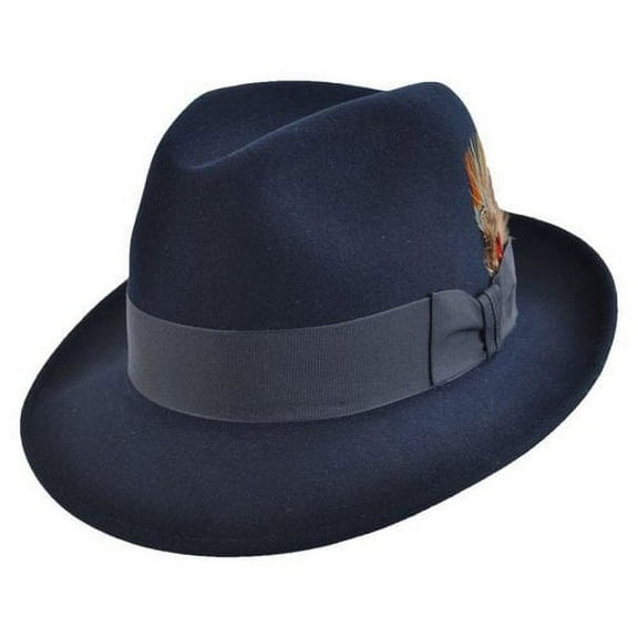 Stetson Men's Saxon Royal Quality Fur Felt Hat, Black, 7.375