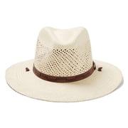 Stetson Mens Stetson Airway Vented Panama Straw Hat, Natural, Small