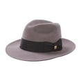 thumbnail image 1 of Stetson Men's Temple Wool Fedora Hat (Caribou, Small), 1 of 5