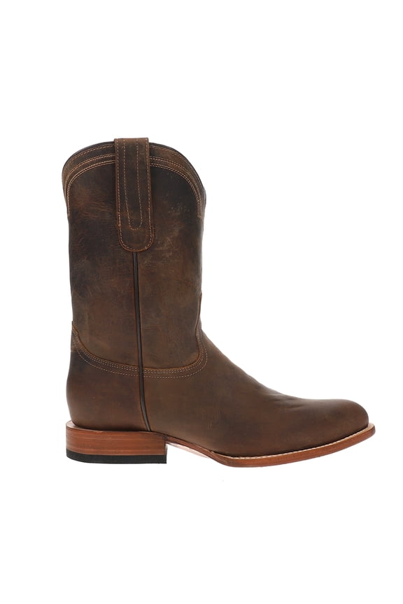 Mens Rancher Round Toe Cowboy  Mid Calf Boots