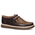 thumbnail image 1 of Stetson Mens Sanded Brown Leather Wyatt Chukka Oxford Shoes 10.5D, 1 of 1