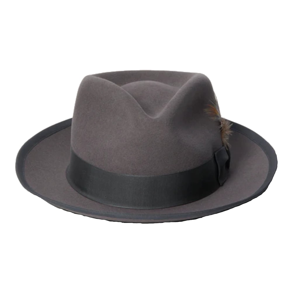 Stetson Mens Wool Felt Whippet Fedora Hat (Caribou, X-Large)