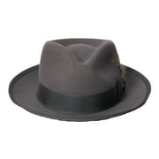 Stetson Mens Wool Felt Whippet Fedora Hat Caribou, XX-Large
