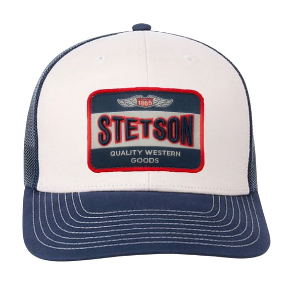 Stetson Quality Western Goods Patch Adjustable Snapback Trucker Cap Hat