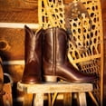 thumbnail image 1 of Stetson Mens Rancher Round Toe Cowboy  Mid Calf Boots, 1 of 5