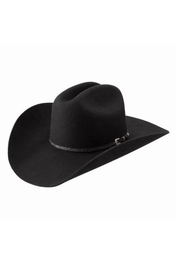 Red Rocks 3X Black Felt Cowboy Hat