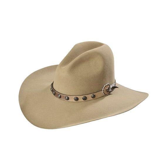 Stetson Unisex Broken Bow 4X Felt Cowboy Hat Buck Tan 6 7/8