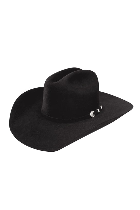 Men's 4X Corral Wool Cowboy Hat Black 7 1/2