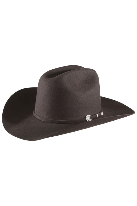Unisex Corral 4X Felt Cowboy Hat Black 7 1/8