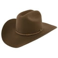thumbnail image 1 of Stetson Unisex Powder River 4X Felt Cowboy Hat Mink 6 3/4, 1 of 4
