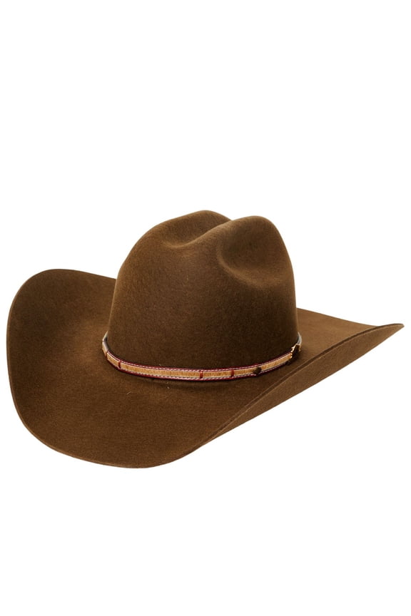 Unisex Powder River 4X Felt Cowboy Hat Mink 6 7/8