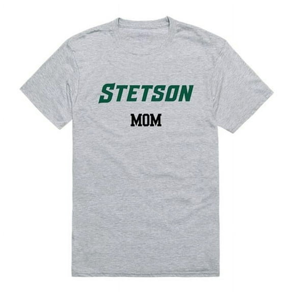 Stetson University College Mom T-Shirt, Heather Grey - Extra Large