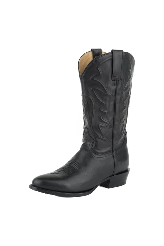 Western Boots Mens Ames 13" Shaft Black 12-020-7311-1686 BL