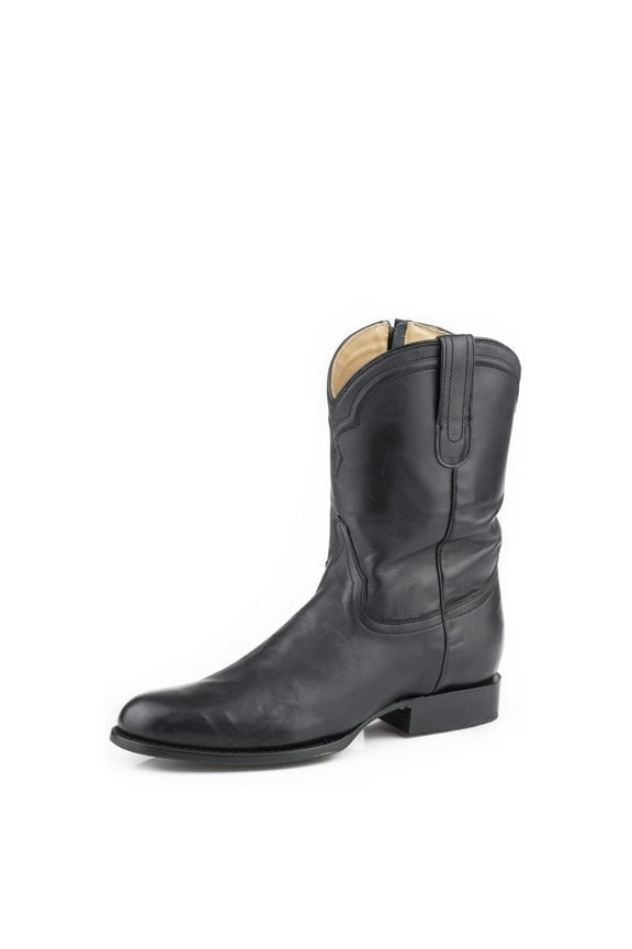 Western Boots Mens Rancher Zip Black 12-020-7608-3792 BL