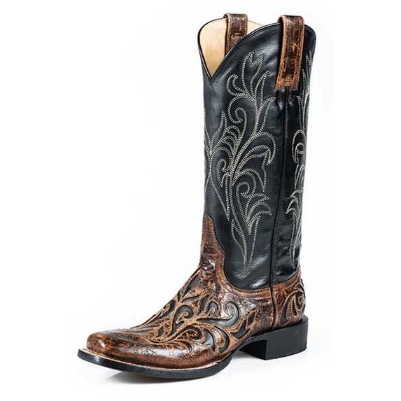 Stetson Western Boots Women Leather Caroline Brown 12-021-8607-1032 BR