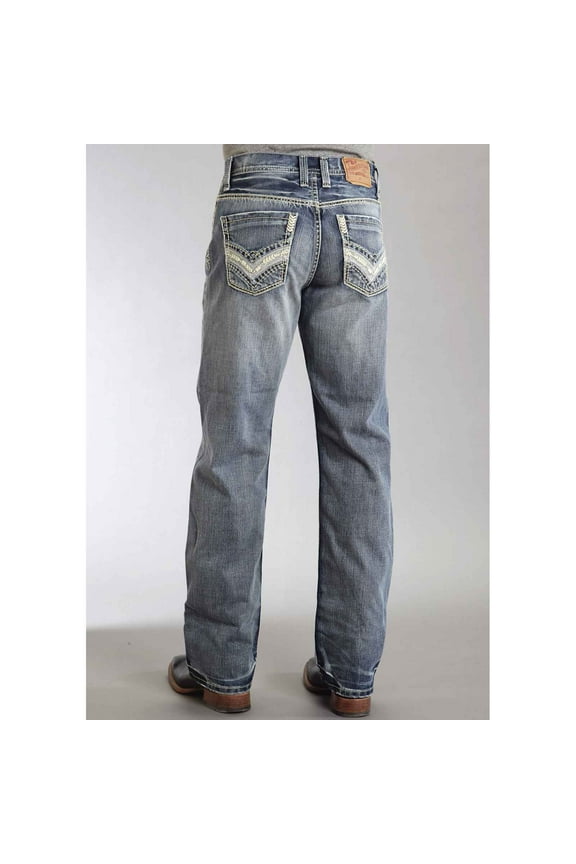 Western Denim Jeans Mens Light Wash 11-004-1312-4040 BU