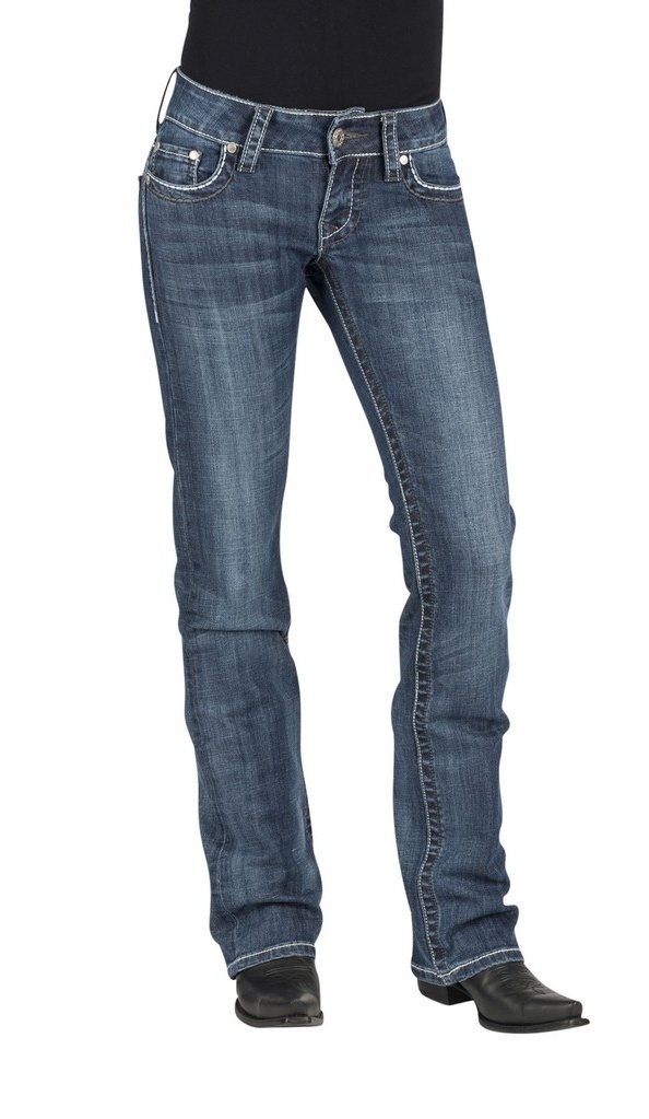 Stetson Women's Hollywood Bootcut Jeans - Classic Denim, Style #11-054-0818-0723 - View #5
