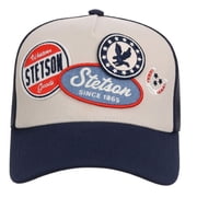 Stetson Western Goods Patchwork Adjustable Snapback Trucker Cap Hat