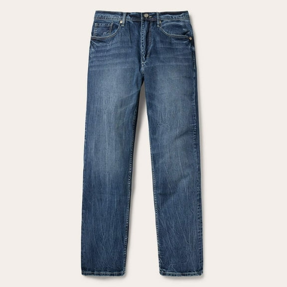 Stetson Western Jean Mens Relaxed 32 X 34 Med Wash 11-004-1520-4068 BU