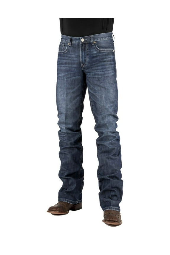 Western Jeans Men Rocker 36 x 38 Dark Wash 11-004-1014-5000 BU