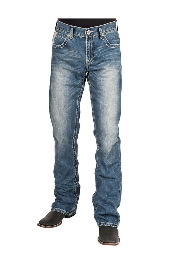 Western Jeans Mens 1014 Fit 31 x 40 Light 11-004-1014-4016 BU