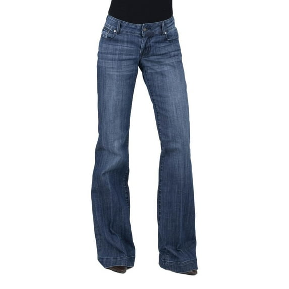 Stetson Western Jeans Women Trouser 14 Long Blue 11-054-0214-0807 BU