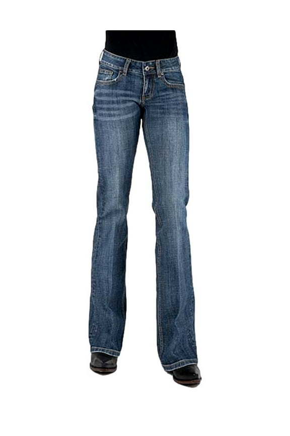 Western Jeans Womens Bootcut 16 Long Blue 11-054-0816-1322 BU