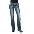 thumbnail image 1 of Stetson Western Jeans Womens Slim 10 Long Denim 11-054-0816-0385 BU, 1 of 2
