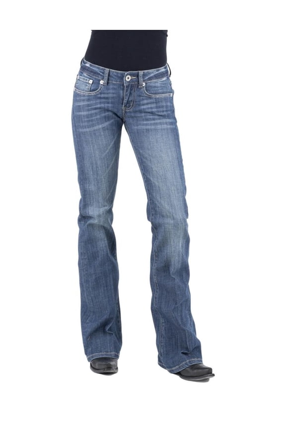 Western Jeans Womens Slim 10 Short Blue 11-054-0816-1320 BU