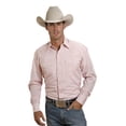thumbnail image 1 of Stetson Western Shirt Mens L/S Snap XL Pink 11-001-0465-0040 PI, 1 of 1