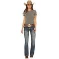 thumbnail image 1 of Stetson Women's 816 Fit White "S" Stitch Bootcut Jeans - 11-054-0816-1305 BU 4 XL, 1 of 5