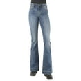 thumbnail image 1 of Stetson Women's 921 Light Wash High Rise Plain Pocket Flare Jean - 11-054-0921-2408 BU 16 30, 1 of 3