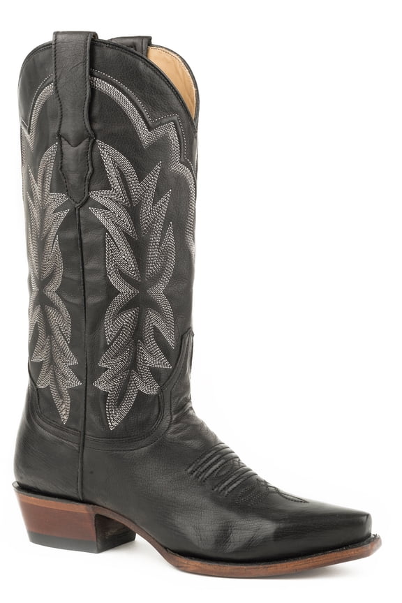 Womens Casey Embroidered Snip Toe Cowboy Mid Calf Boots