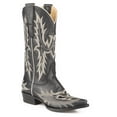 thumbnail image 1 of Stetson Women's Tina Flame Pita Embroidery Western Boot Snip Toe - 12-021-6105-1003 BL 8 1/2 M  US, 1 of 6