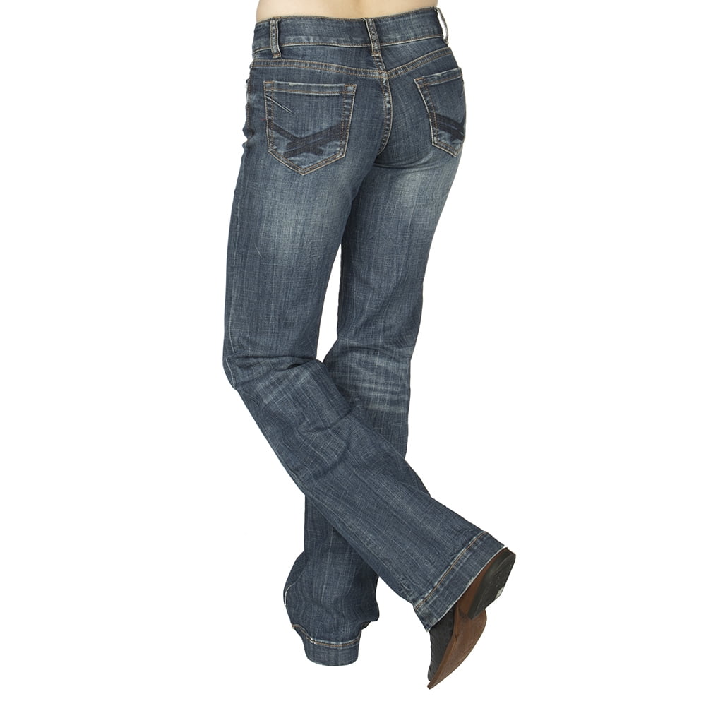 Stetson 214 Trouser Fit Back Welt Pocket ( Denim Light Wash )- Women's Jeans
